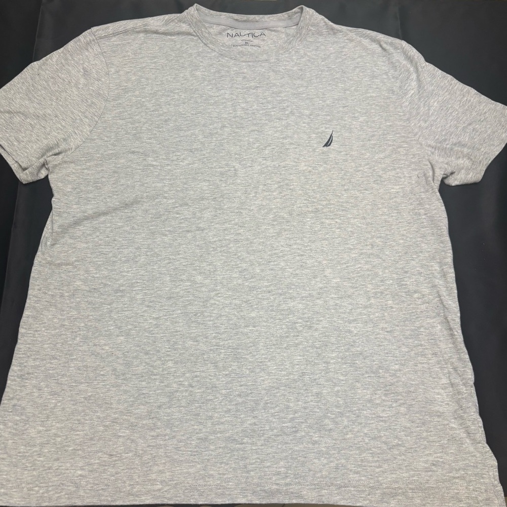 Nautica Men's Heather Gray Short Sleeve Tee